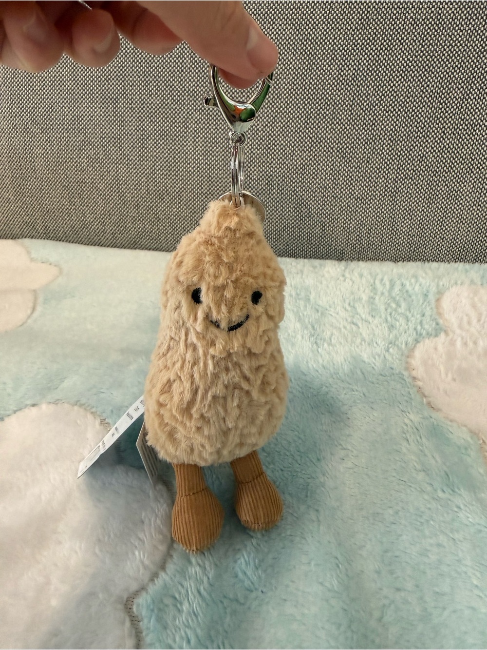 Jellycat Amuseables Peanut Bag Charm BNWT - Authentic